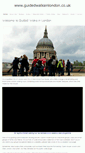 Mobile Screenshot of guidedwalksinlondon.co.uk
